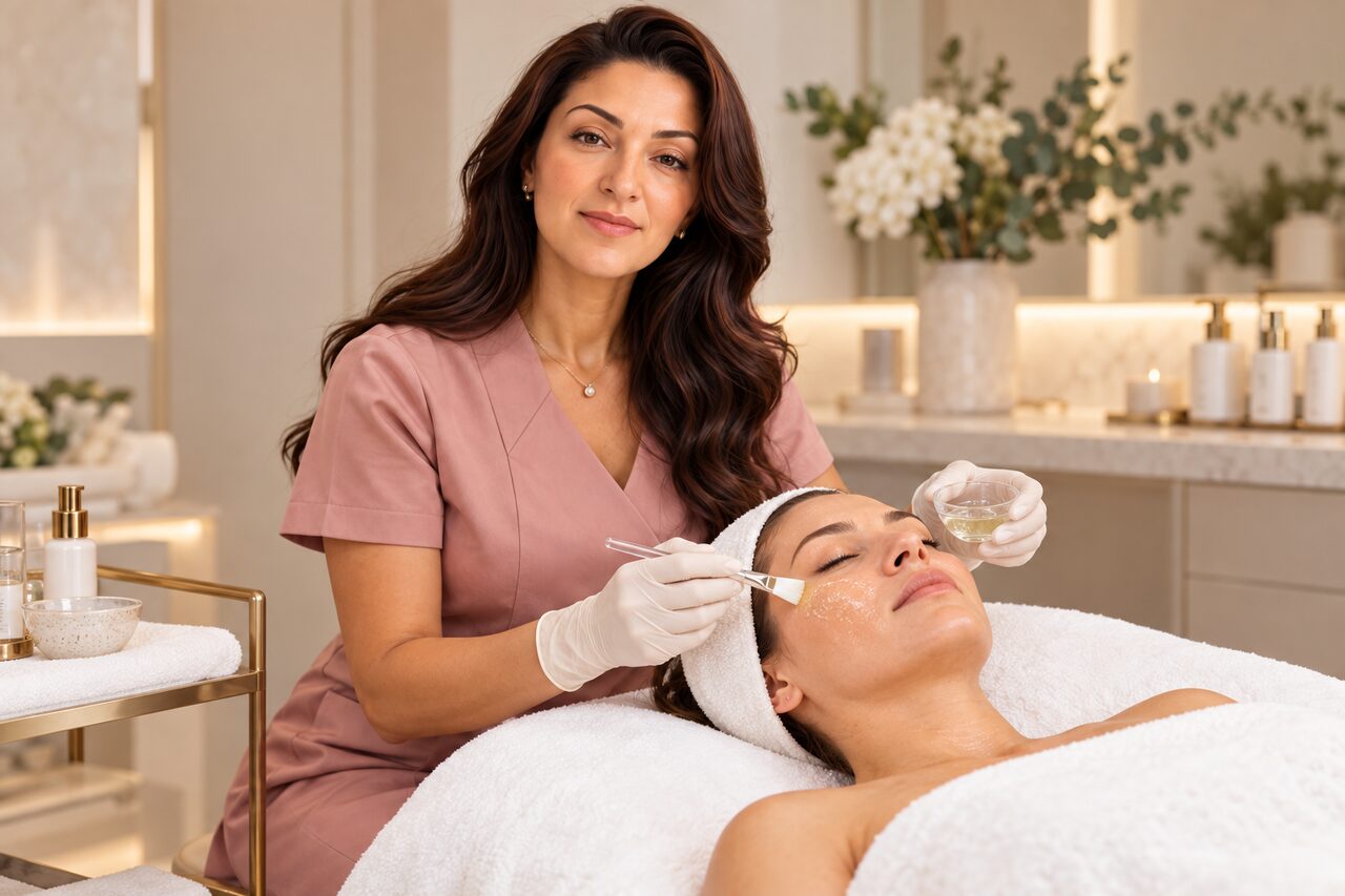 KI-Symbolbild zu Bio-Microneedling mit Ninva als Behandlerin