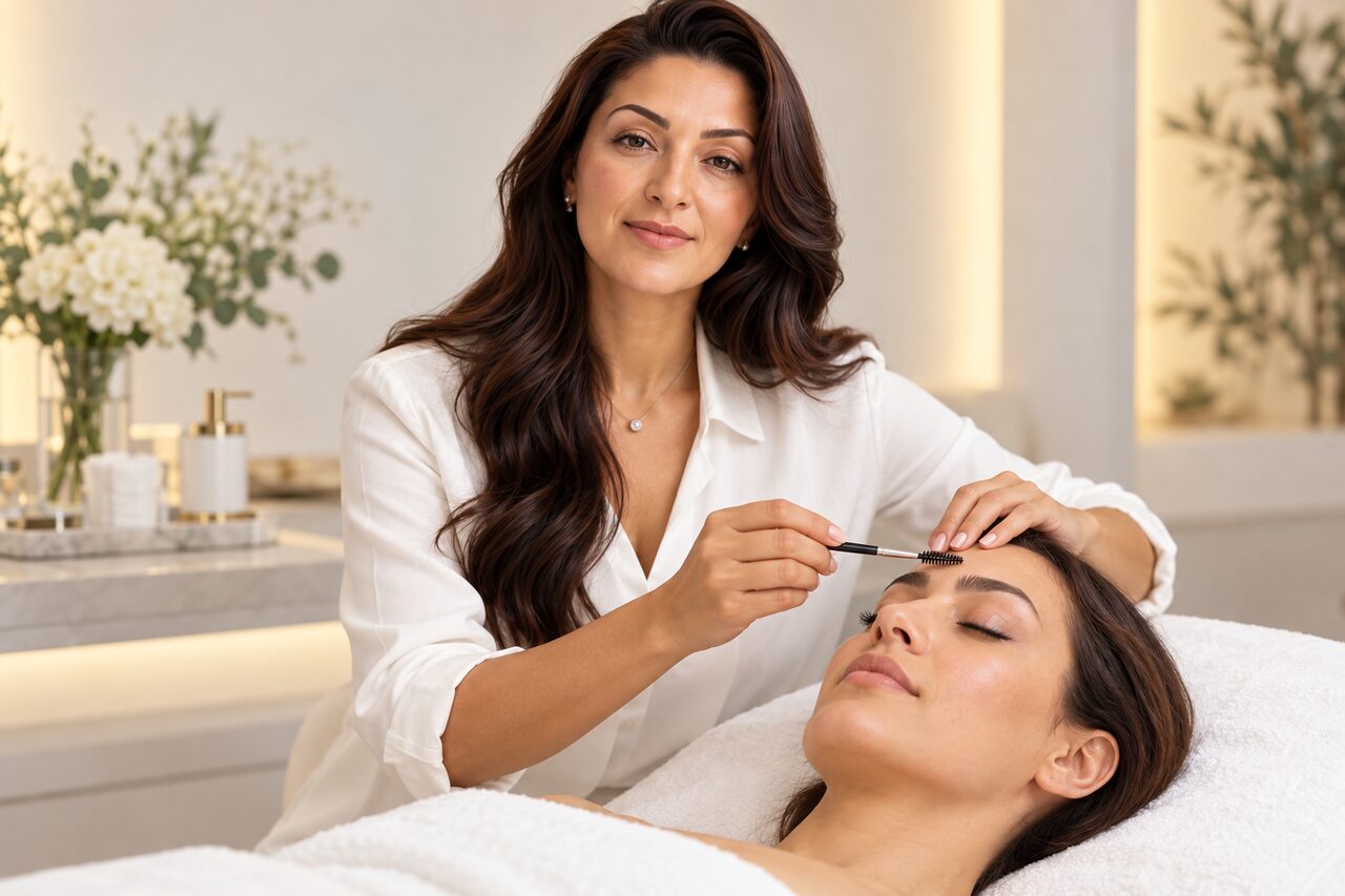 KI-Symbolbild zu Brow-Lifting mit Ninva als Behandlerin